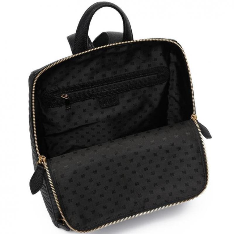 Daks Black Leather Backpack Dcba6e369bk