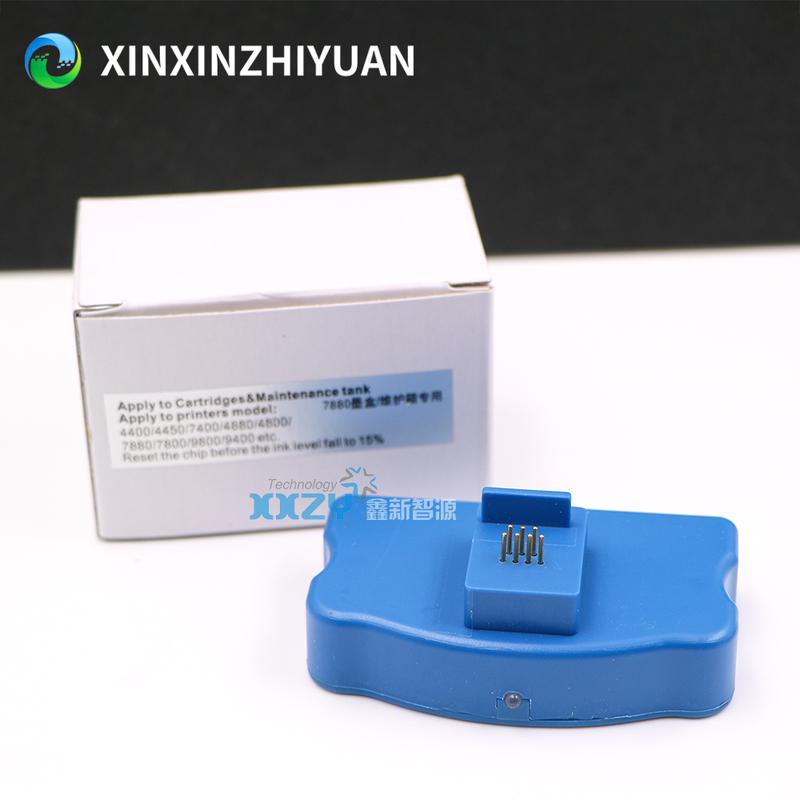 Ink Cartridge Chip Resetter for EPSON 7880/7800/9800/4880/4800/4400/4450/7400/9400 Printer Maintenance Tank Decoder Reset