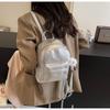 Fashion Large Capacity Mini Backpacks PU Leather Waterproof Travel Bag Solid Color Students Backpack Women