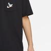 Nike T Shirts Men's Black Crew Neck Moderate Straight Fit FQ0351-010