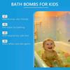 6 Pack Ocean Themed Kids Bath Bombs Gift Set, Rich Bubbles Bath Bombs with Surprise Inside, Easter Basket Stuffer for Boys Girls, Kid Safe Bubble Bath
