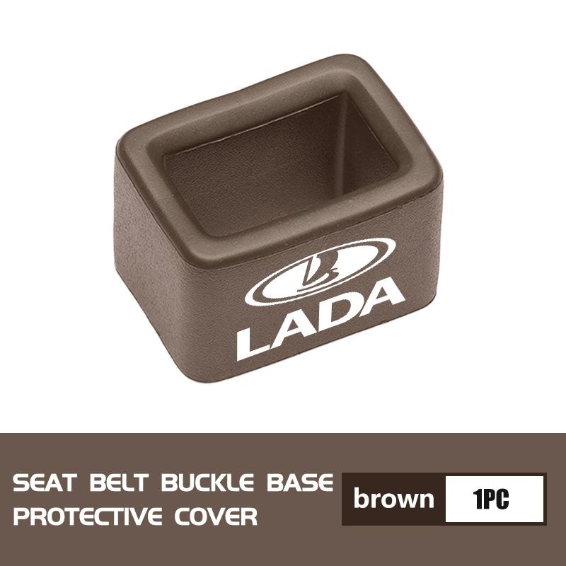 Car Seat Belt Base Cover Trim Seat Safety Buckle Socket Protective For Lada Niva Vesta 4X4 Largus Priora Granta Samara Kalina
