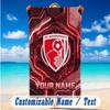 Beach Towel Custom Name Text, Quick Dry Large Towel For Beach HomeBournemouth Football