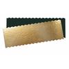 Set of 5 Supports - SCRAPCOOKING - For Cakes & Logs - 30x10cm - Gold/black