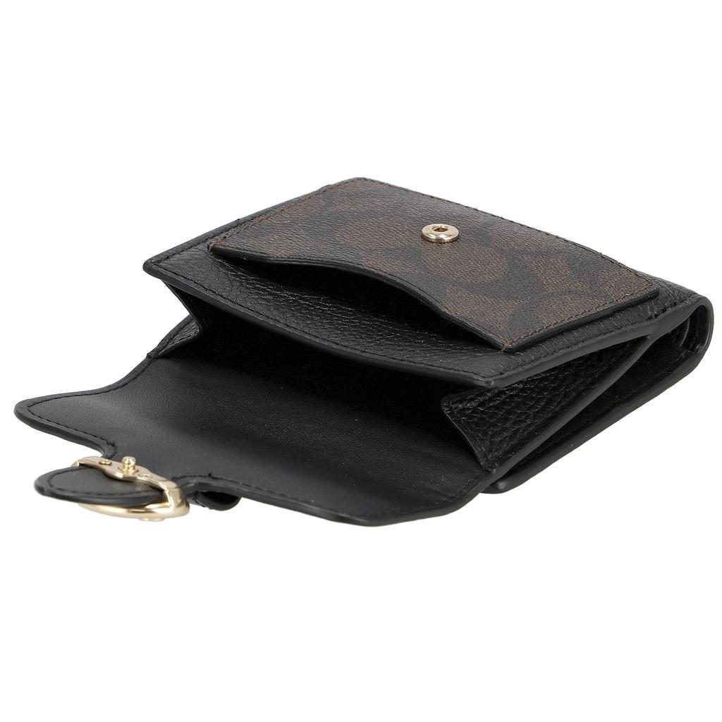 Bifold Wallet 7250 Signature [Coach] Damen Schwarz/Braun/Schwarz [Artikel]