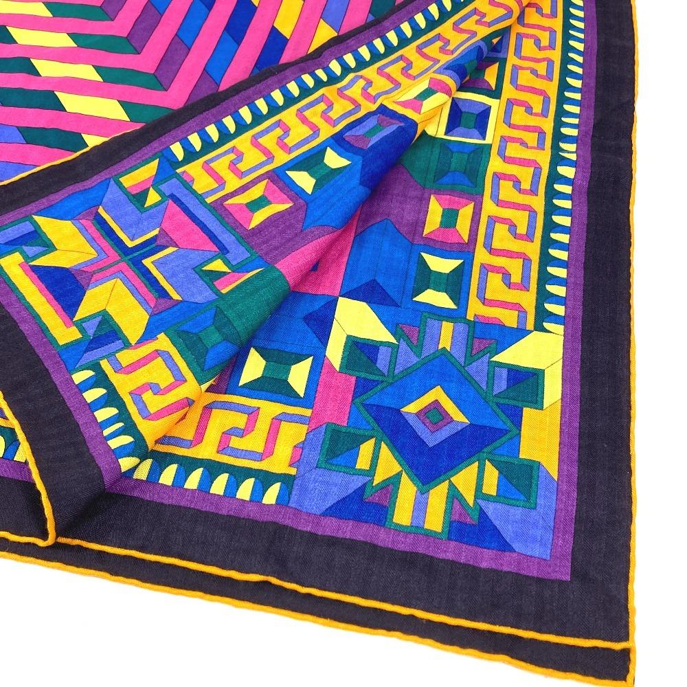 Hermes LE FIL DARIANE (Ariadne's Thread) Calle Jean 140 Large Shawl Stole Scarf