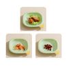 4Pcs/Set Spit Bone Dish Snack Tray Household Dining Table Garbage Plate Party Dinner Dishes Stackable Fruit Plates