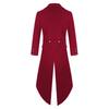 2023 Men's Steampunk Gothic Overcoat Trench Jacket Retro Formal BC7928