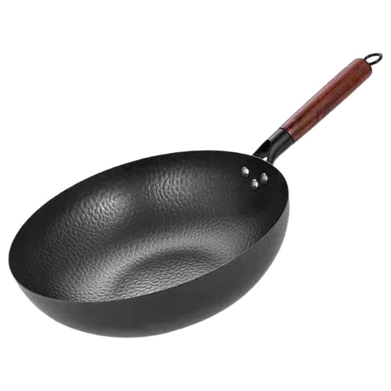 Rongshida Hand-Hammered Wrought Iron Wok