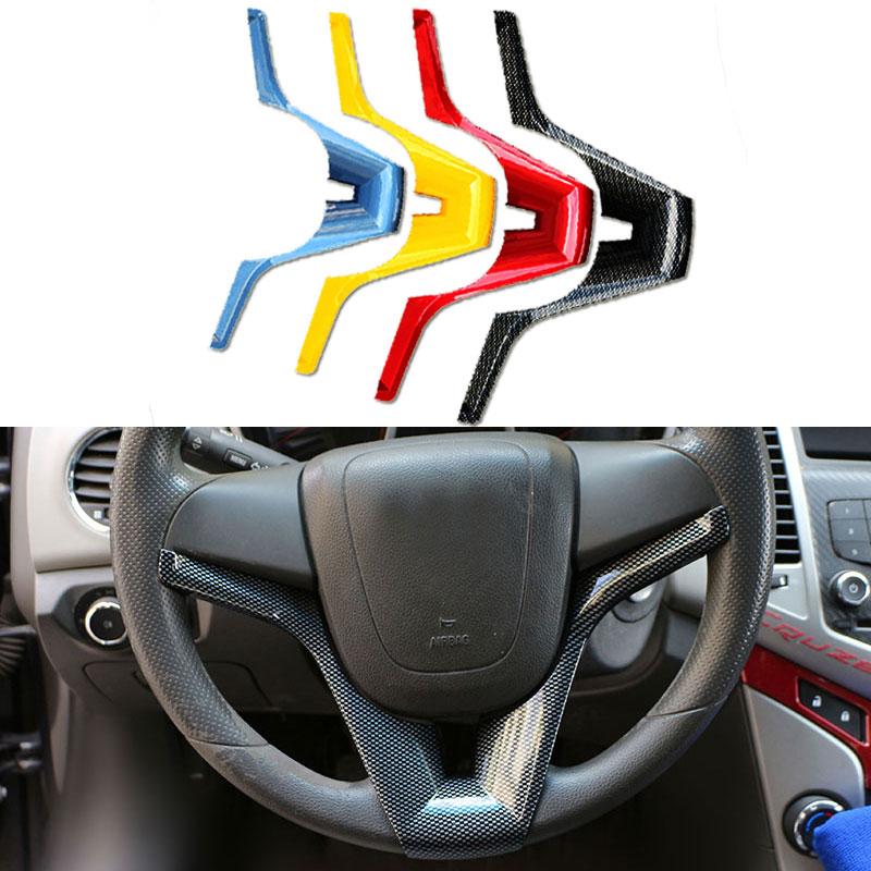 Pro Chevrolet Cruze Sedan Hatchback 2009 - 2014 Trax Tracker 2013-2016 Kryt volantu Samolepka Ozdobná lišta Příslušenství