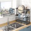 Nordic Style Double-Layer Kitchen Dish Drying Rack
