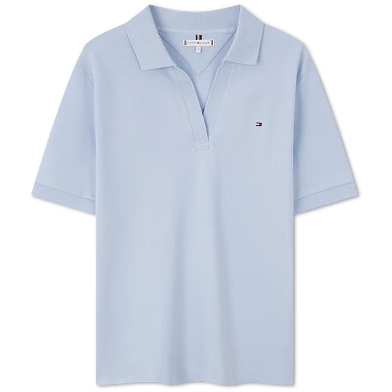 

Женская футболка-поло Tommy Hilfiger из лиоцелла с V-образным вырезом S