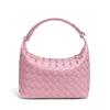 Borsa a mano tessuta a mano transfrontaliera nuova fresca temperamento borsa a tracolla stile casual orizzontale borsa da sottoascellare