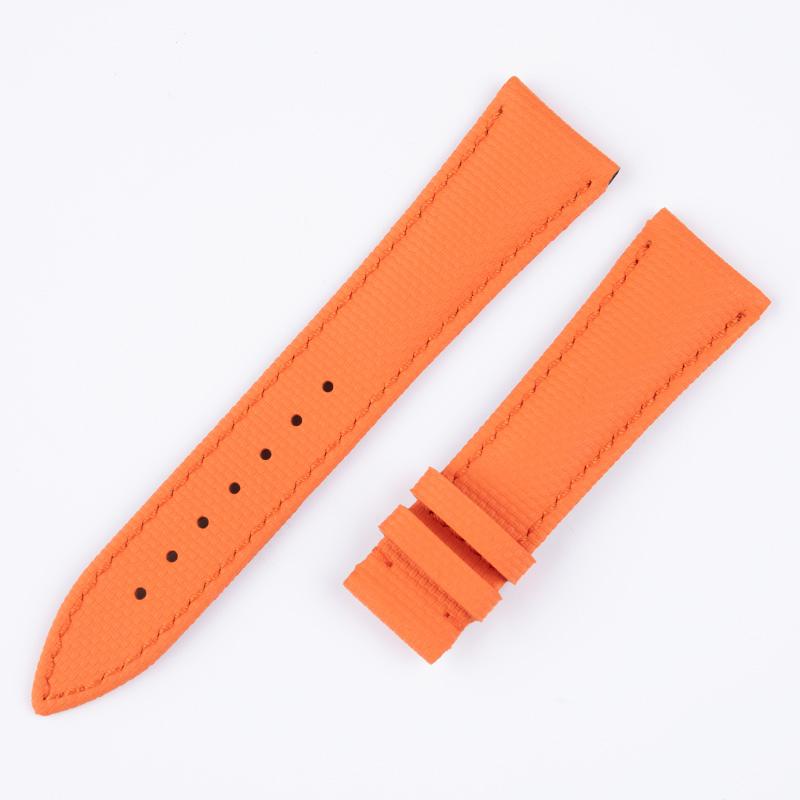 18/19/20/21/22mm Woven FKM Fluoro Rubber Top +Leather Watch Band  For Patek PP Philippe Strap 5146P 5396 5905 4947 5134 5205