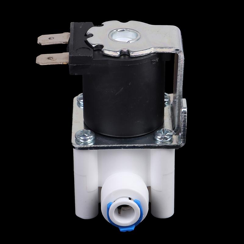 1Pc Inlet Solenoid Valve 12V/24V Pure Water Machine, Water Purifier, Reverse Osmosis 2-Point Quick Connect Valve Switch