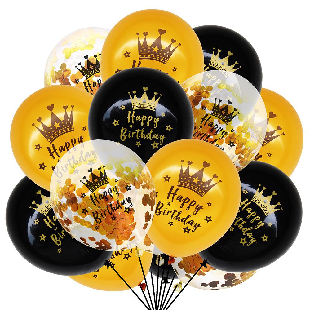 16-60 Year Old Birthday Balloon Confetti Set