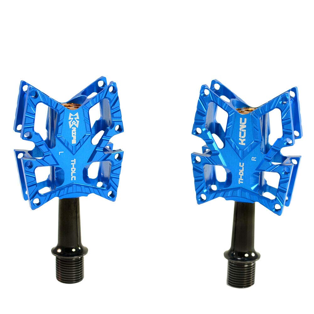 

KCNC KNIFE Titanium Spindle Road Platform SK2175 Pedals, Blue, KPED01-TI-BL, синий