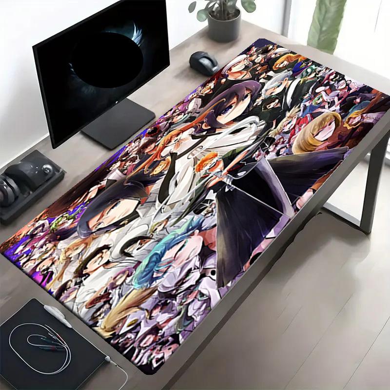 BLEACH Print Mouse Pad, Anti‑Slip Desktop keyboard Mat, for PC Laptop Gaming Working Daily Use, Cool Festival Surprise Gift