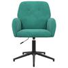 Swivel Chair 54 x 55 x 90 cm Turquoise Velvet