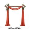 2 Panels Stretch Yarn Wedding Arch Drapes 29.53 X 236.22 In Ceremony Hanging Cloth  Birthday Party