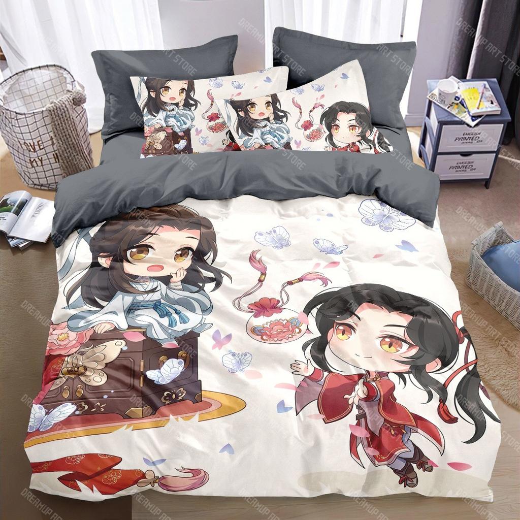 Heaven Official’s Blessing Bedding Set,Heaven Official’s Blessing Duvet Cover Comfortable Bed Single Double Bed Full Size Anime