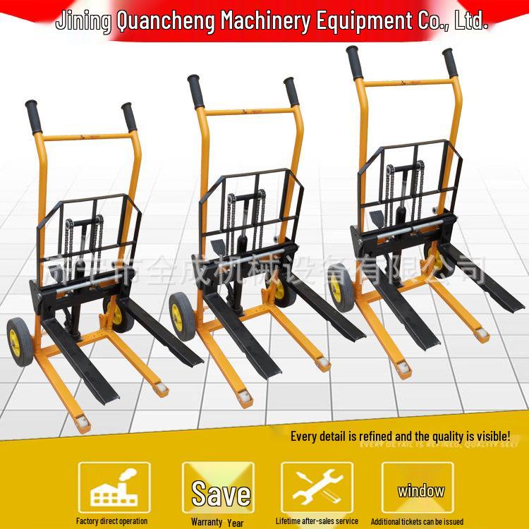 Shandong Manual Hydraulic Pallet Jack - Hand-Pushed Small Forklift Stacking Truck