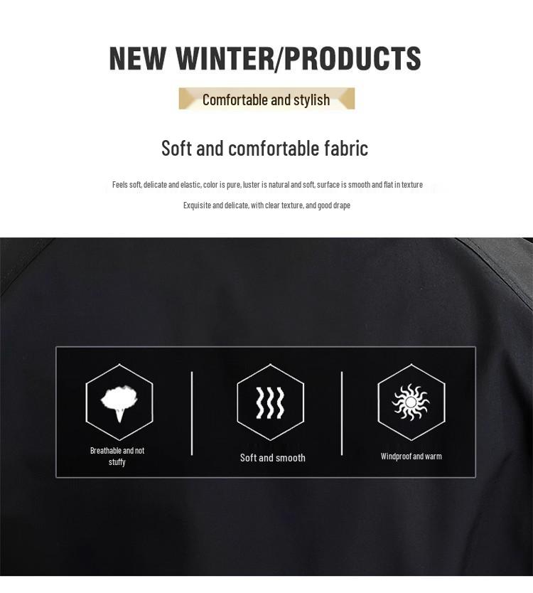 Men's Trendy Baseball Collar Jacket - Versatile Spring/Autumn 2025 Collection