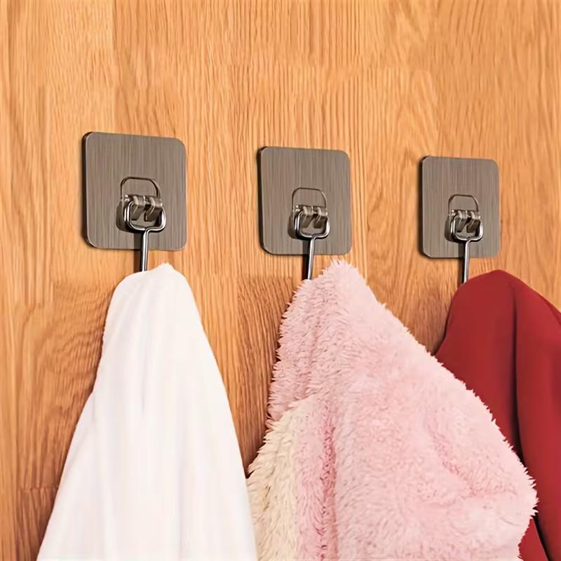 Heavy Duty Wall Hooks, No Drill Suction Cup Hooks, Strong Hanging Hooks for Bathroom Kitchen Towel Robe Keys Storage