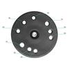 Marine Boat Fishfinder Bracket 360 Degree Depth Sounder Base Mount Universal Transducer Bracket Fishes Finder Mount GPS Plate