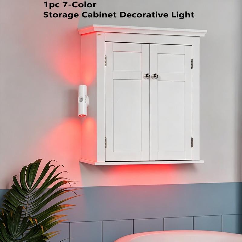 RGB Color Changing Magnetic Wall Sconce PIR Motion Sensor Up Down Spotlight Wireless Atmosphere Night Light