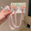 Princess Style Children's Hanfu Hair Clips - Ancient Chinese Tassel Ribbon Headdress for Girls