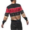 Jordan Essentials Holiday Logo Print Fleece-Lined Casual Long Sleeve Sweatshirt Men Tops Red Black FD7464-687
