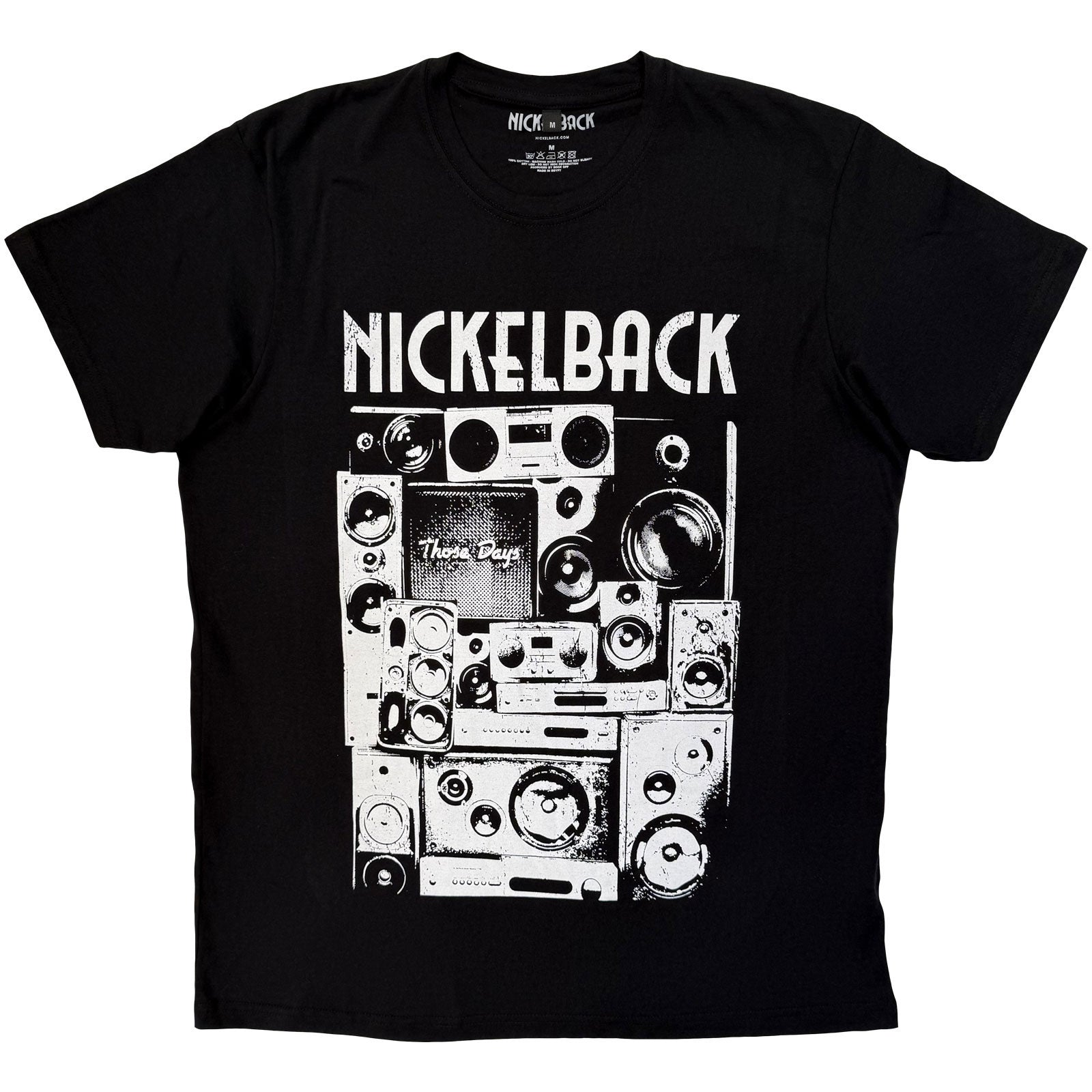 Nickelback premium carbon tshirt wall speakers black official new L