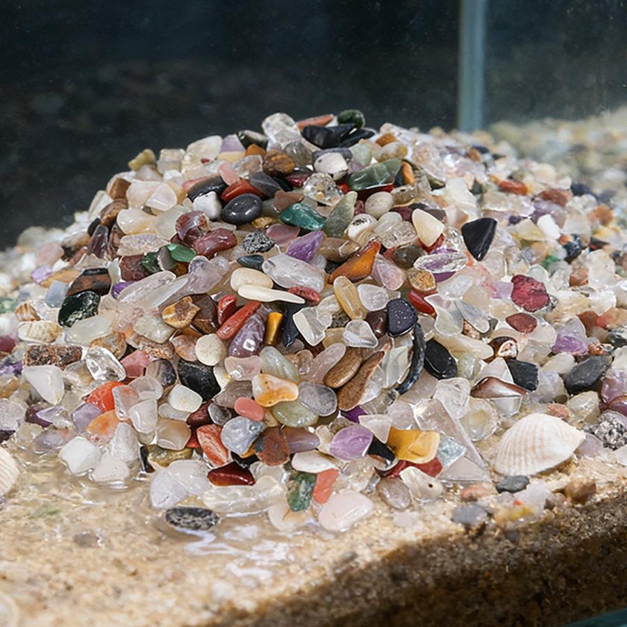 100g Natural Color Aquarium Substrate Sand 0.2-0.5mm Uniform Particle Size - Safe for Fish Tank Bottom Bed Decorative Stones