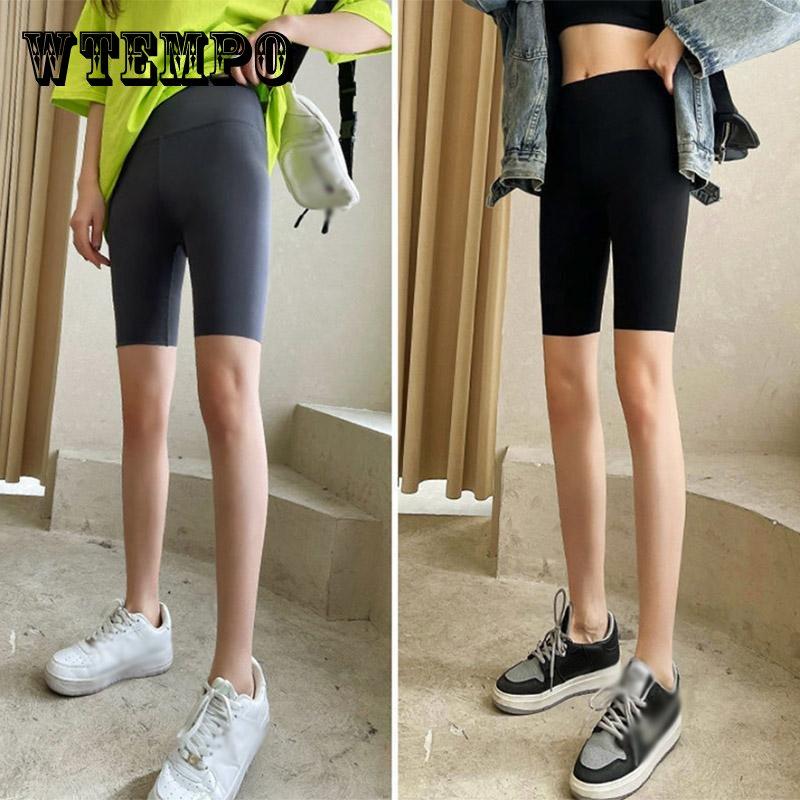 

Леггинсы из акульей кожи с пятью точками, женская верхняя одежда, велосипедные брюки, весенне-летние тонкие узкие спортивные шорты, брюки Барби