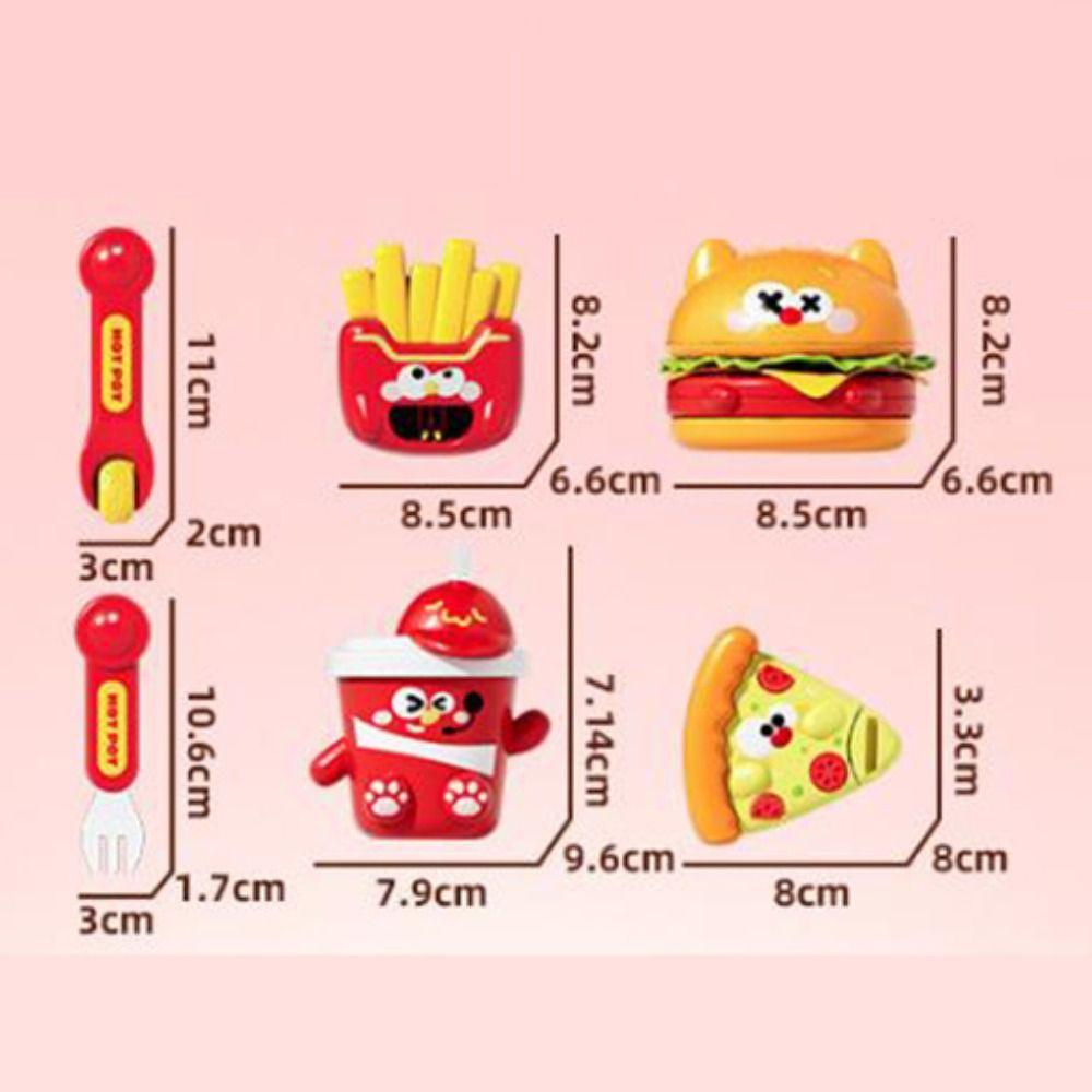 Simulation French Fries Pudding Toy Food Feeding Pizza Play House Toys Kids Gift