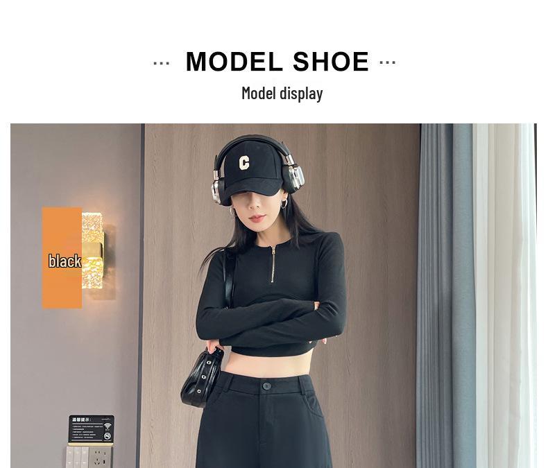 Women's High-Waisted Wide-Leg Cargo Pants with Convertible Pockets - Autumn Slimming Casual Wear