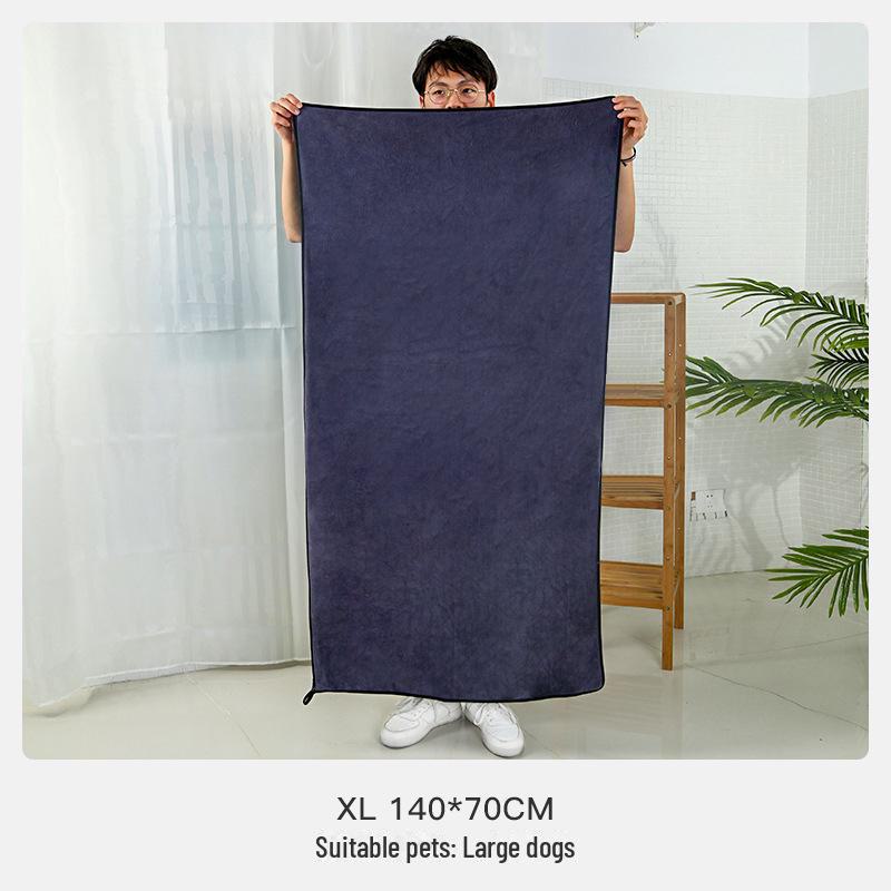 Super Absorbent Quick-Dry Pet Bath Towel for Cats and Dogs