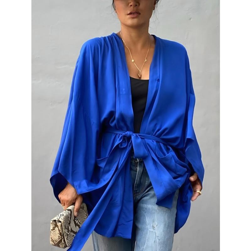 Cardigan Kimono Short Versatile Loose Cover Up  Seaside Vacation Sun Protection Shirt Shawl