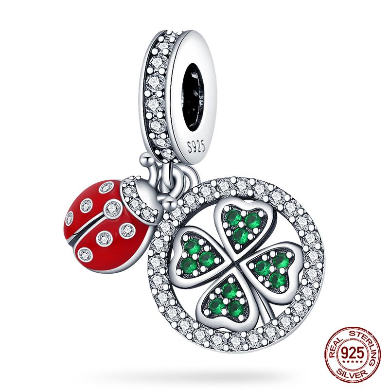 100% Copper Love Strawberry Cherry Red Series Charm Beads For Brand Original Bracelet Diy Fine Jewelry Gift