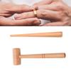 Holz Schmuckhammer Schmuck Reparaturhammer Ringe Herstellungswerkzeug Ringe Versteller Reparaturwerkzeug Schmuck Handwerkzeug für Schmuck