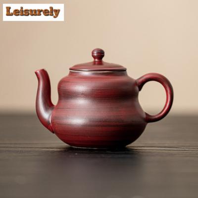 100 ml japanische Fenyin Yin Weißdorn-Teekanne, rote Boutique-Kürbis-Teekanne, kleiner Topf, Haushalts-Teekocher, Wasserkocher mit Filter, Teeservice-Dekoration