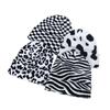 Trendy podzimní zimní čepice Černá Bílá Check Zebra Leopard Beanie Čepice Teplá čepice Čepice Hip-hop Pletené čepice Čepice Pro ženy Muži