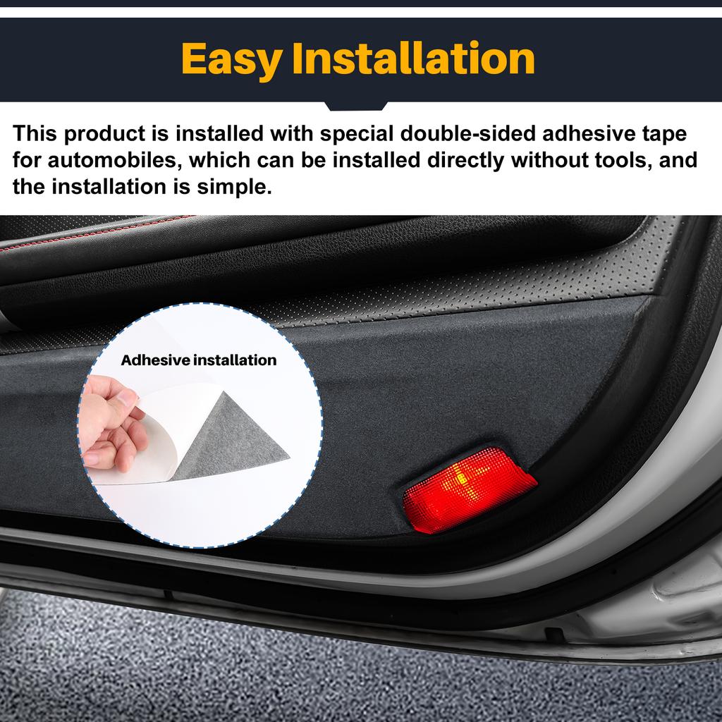 Door Anti-kick Pad For Subaru BRZ For Toyota GT86 2012-2020 Door Protective Pad Suede Stickers Mat Accessories