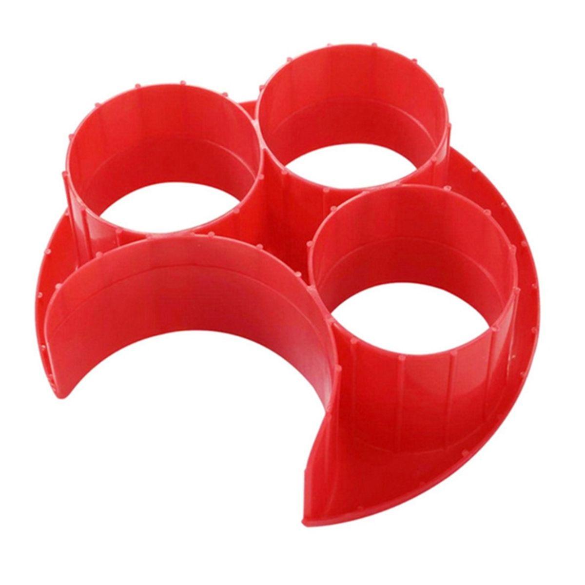 

Кухонная посуда Поддержание формы Контроль порций еды Инструмент для похудения Тарелка Мера для еды Блюдо красный