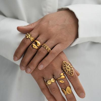 Fashion Women's 1 Piece Ring Ladies Ring Metal Ring Glossy Ring Metal Ring Holiday Gift