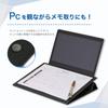Asuka Mobile PC Stand DSK06 Desktop Tablet Laptop Tablet with Desk Mat Slanted Black