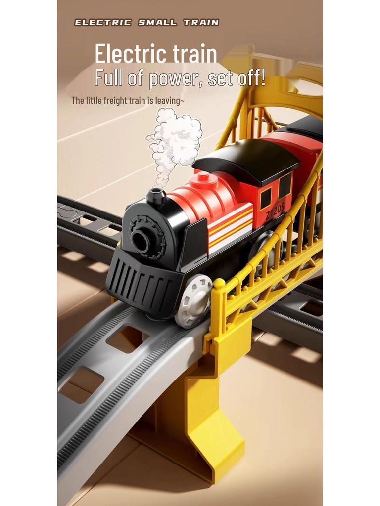 Free Shipping Assembled Fuxing Hao High-Speed Electric Train Set for Toddlers