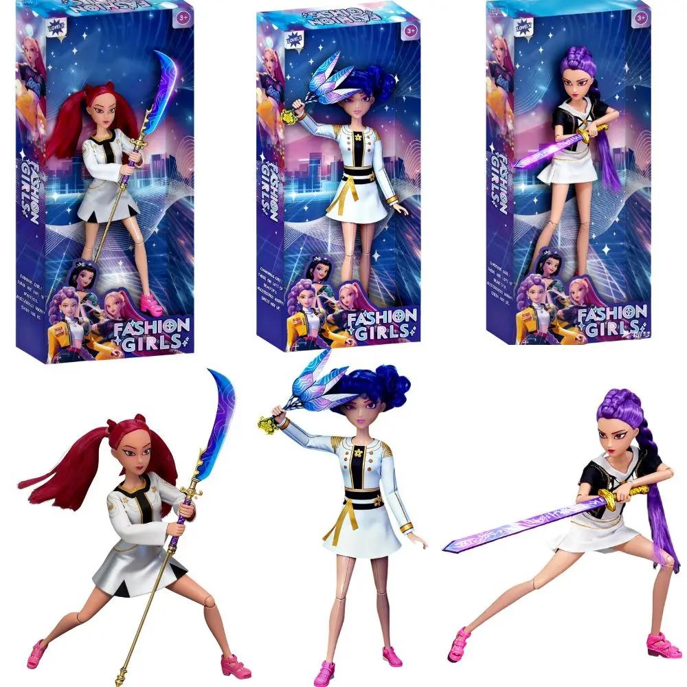 Uusim täielik kollektsioon Hunting Witch Group KPOP nukud - Rumii Mira Zoe PVC tegevuskujude kollektsioon, mis on mõeldud fännidele