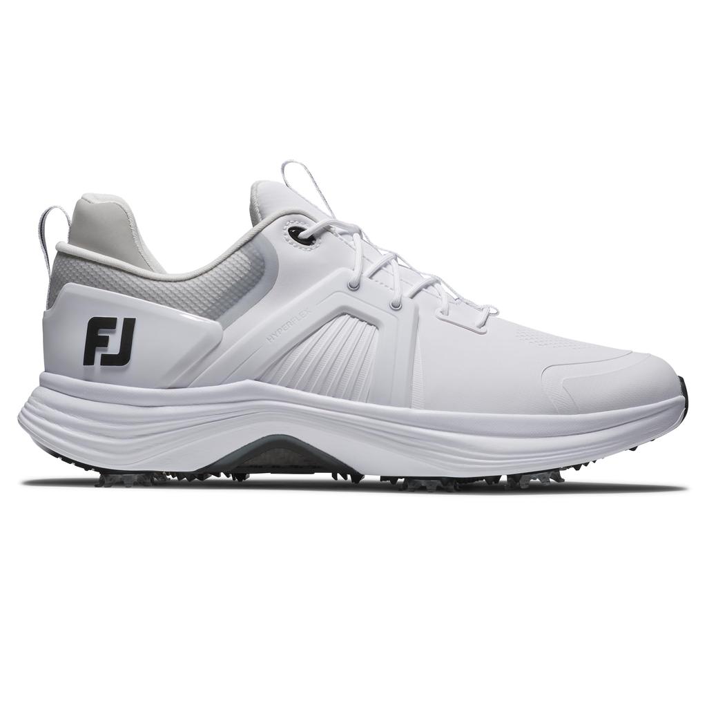 FootJoy Hyperflex Carbon Laced Golf 3E Men's Shoes, White/White, 28.5 cm,